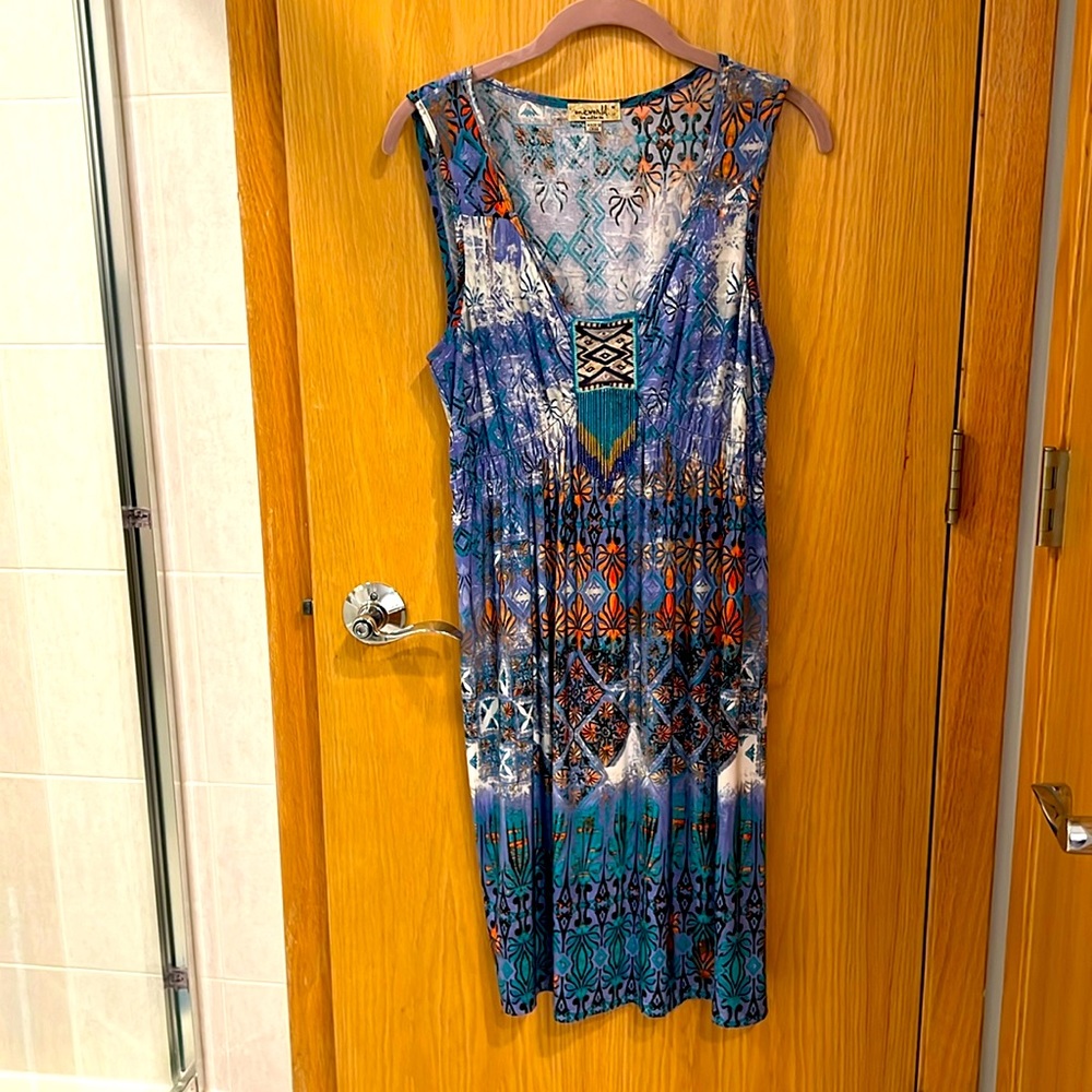 ONEWORLD FLIP FLOP DRESS EUC